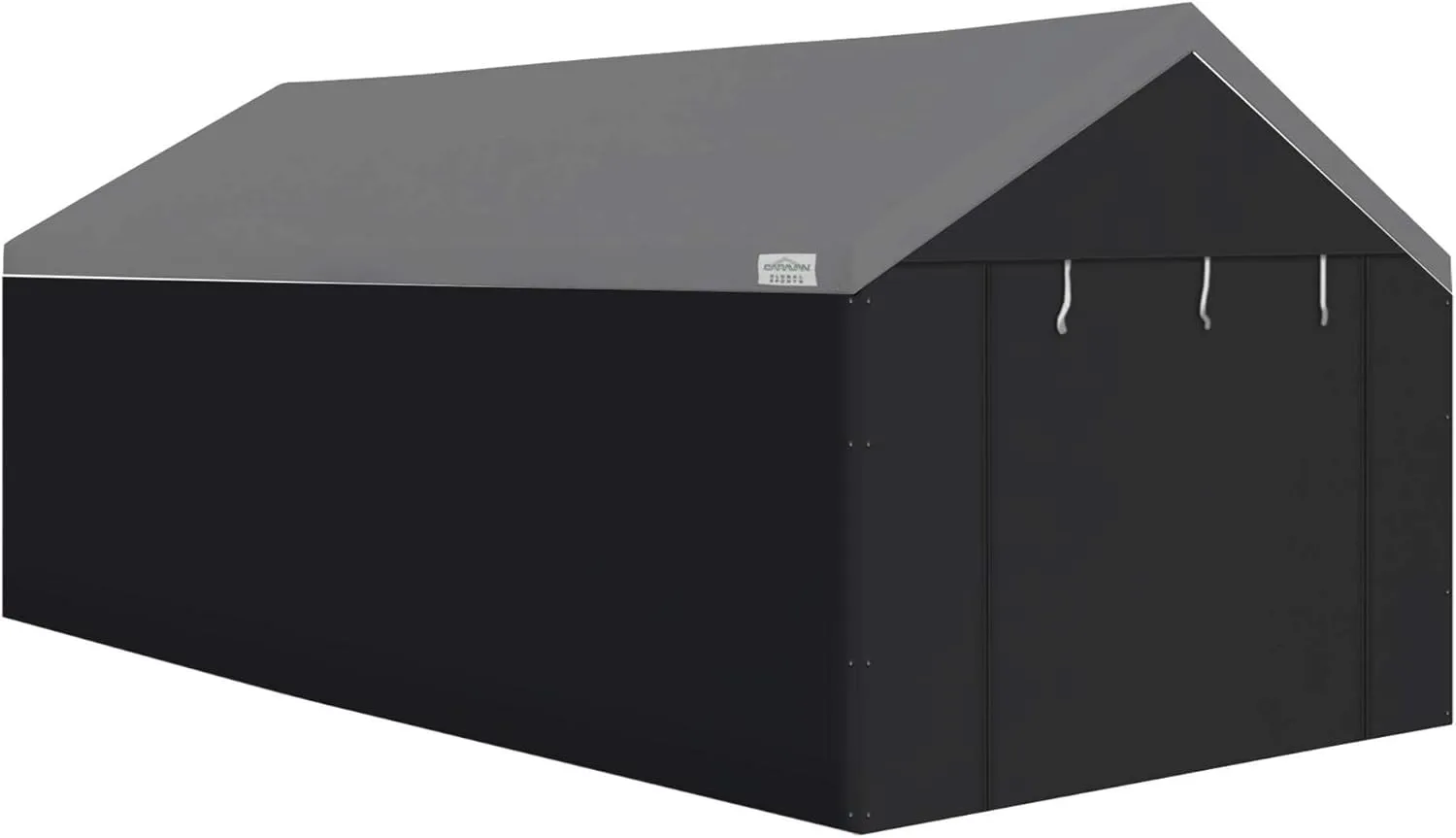 Canopy Sidewalls Only for Carport, Car Garage Tent & Shed, Domain, 10 x 20 Ft, Black