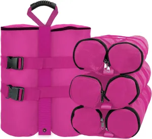 Canopy Weight Bags Set of 4, 1680D Heavy Duty Leg Canopy Weights Sand Bags for Pop up Canopy Tent,Instant Outdoor Sun Shelter Canopy,Patio Umbrella
