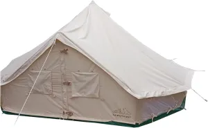 Canvas Bell Tent,4 Seasons Yurt Tent, Roomy Yurt Tent (13ft-16.5ft) with Zipped Removable Floor for Family Glamping Camping,Outdoor Hunting, or Party