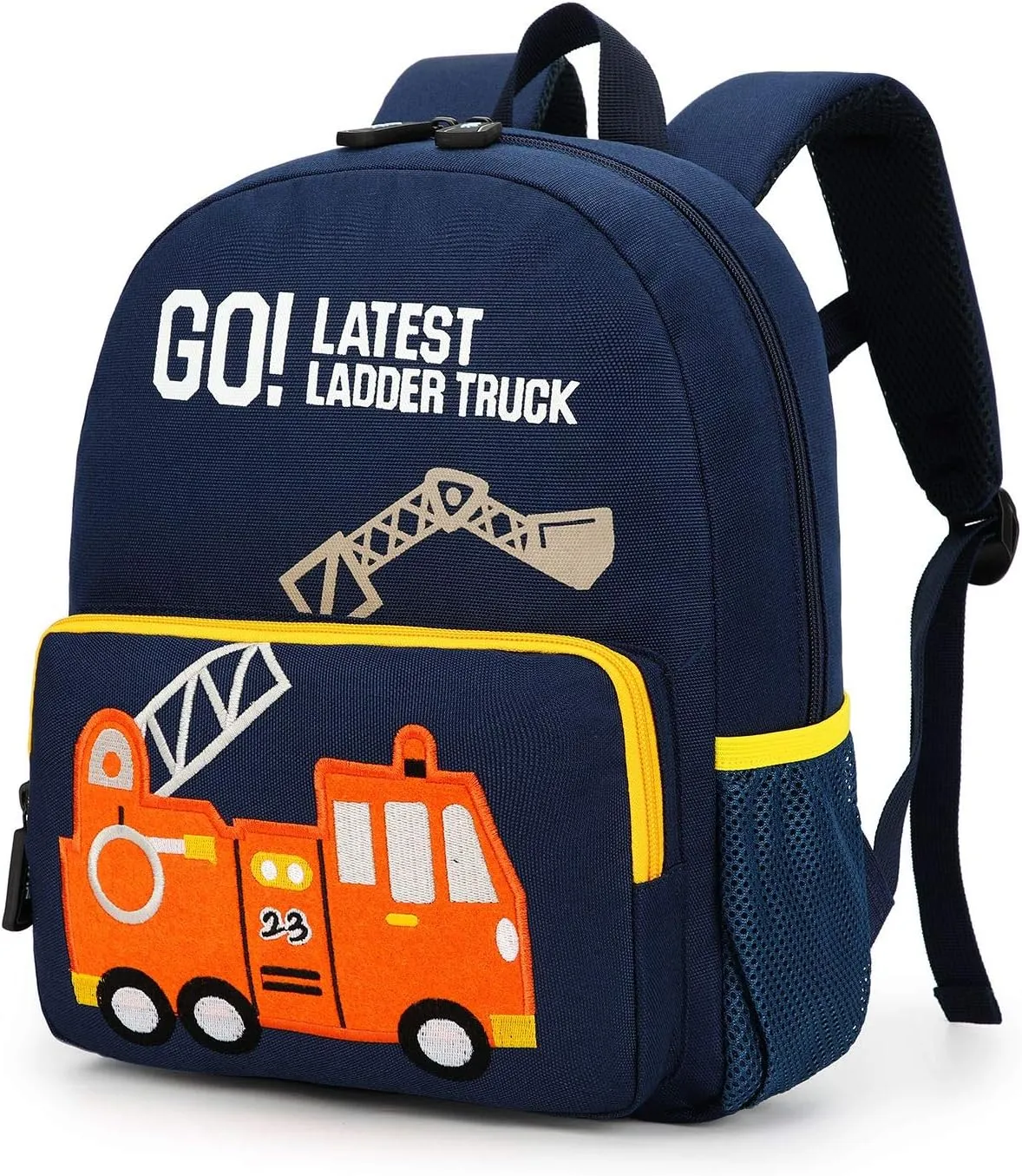 Car Dinosaur Kids Toddler Backpack for Boys and Girls Children Waterproof Preschool Bag(Excavator)