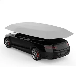 Car Sunshades Four-Season Automatic Car Tent Cover Carport Folded, Car Umbrella Tent Car Sunshade with Anti-UV, Water-Proof, Proof Wind, Snow, Storm Hail 4.5 2.3M
