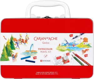 Caran D'Ache Travel Kit, Swiss Color, 3000-223