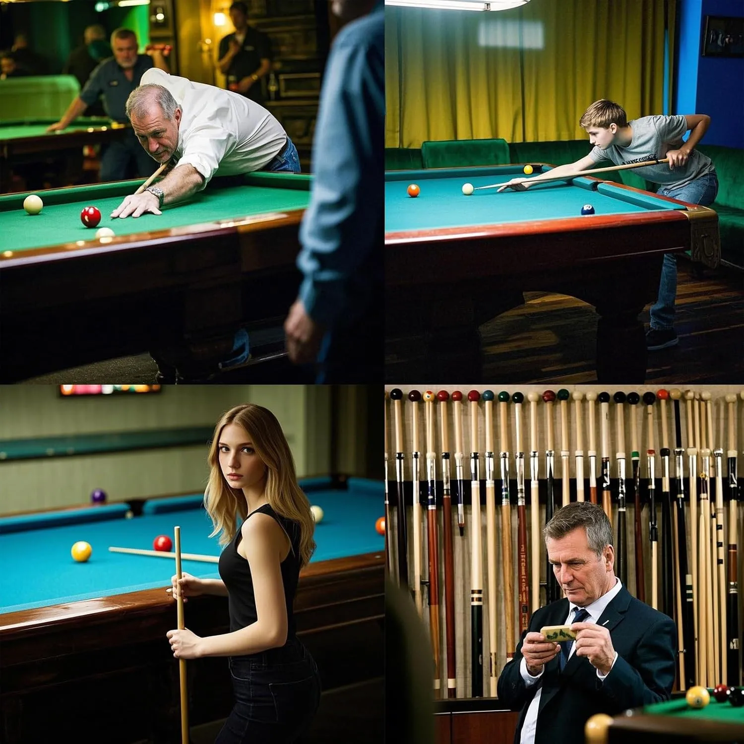 Carbon Fiber Pool Cue Stick 10mm/11.5mm/13mm,Low Deflection Pool Stick, Professional Cue Stick with Case