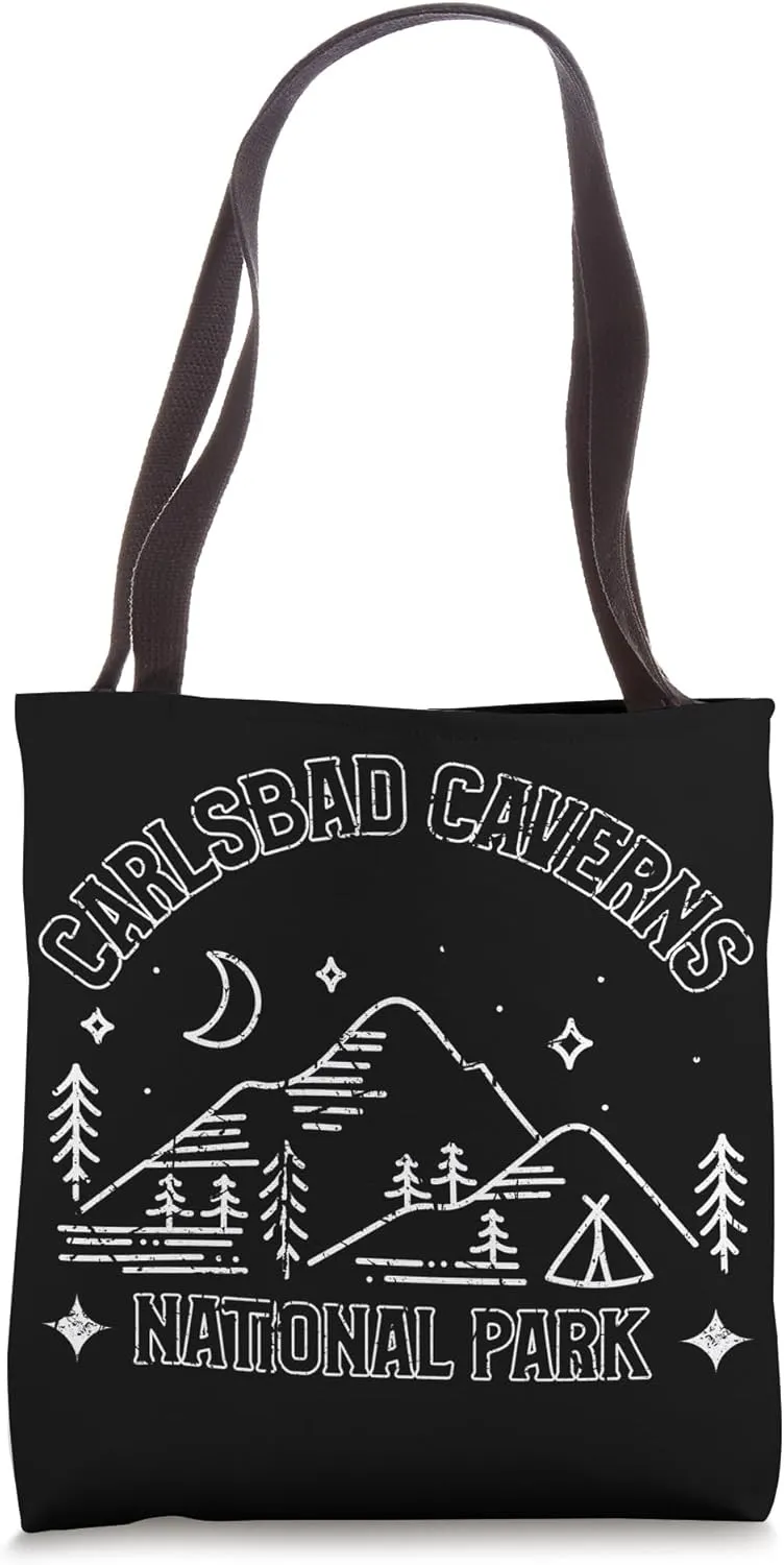 Carlsbad Caverns National Park Explore Adventure Camp Tent Tote Bag