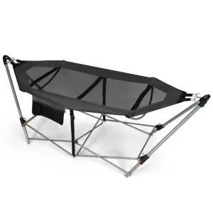 Case Stand with Camping Carry Hammock Customer-friendly and Portable Huge offer Grey Foldable