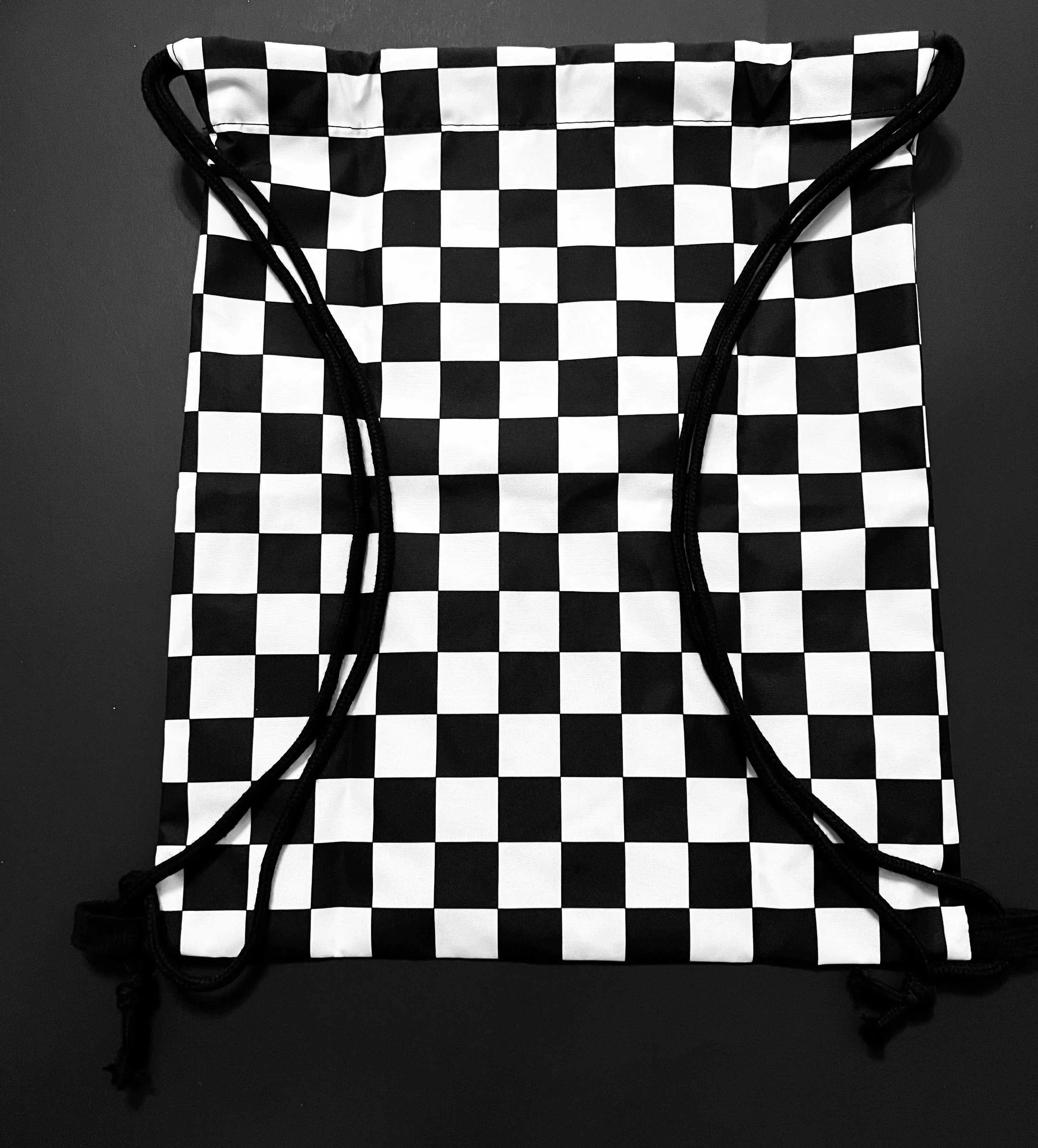 Checkered Backpack Sac