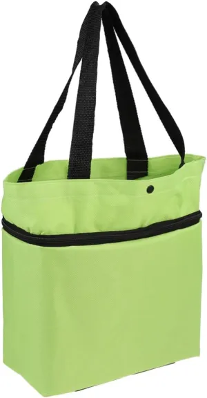 CHILDWEET Portable Collapsible Shopping Cart Trolley Bag Green Folded Luggage Organizer for Grocery Travel Beach and More Lightweight Design for