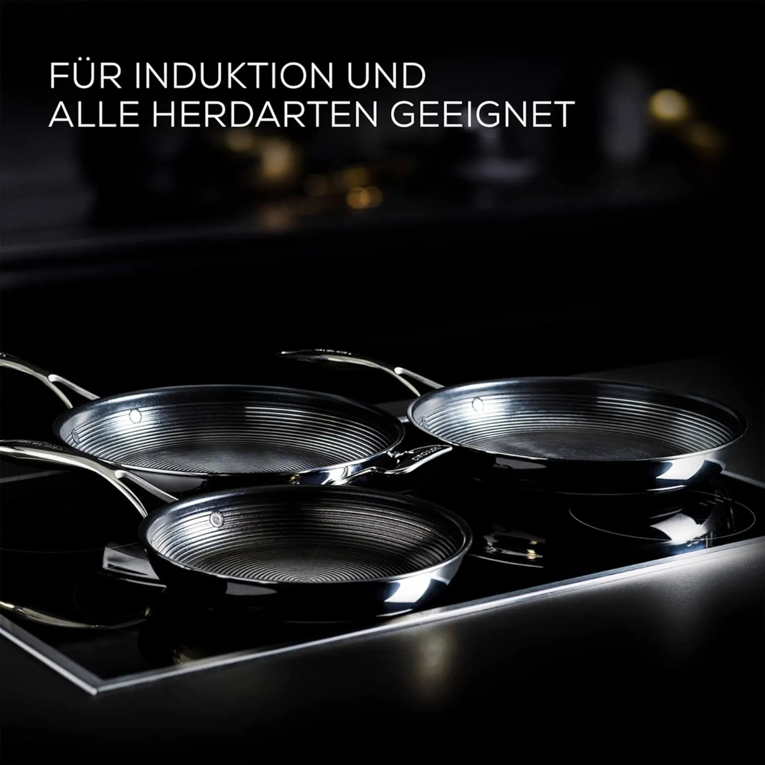 Circulon SteelShield Frying Pan, 22cm, Silver