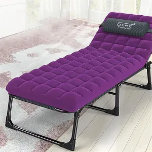 Classic Lounge Chairs Sun Lounger/Folding Recliner Chair, Garden Lounger Chair, Outdoor Beach Camping Portable Sun Lounger Support 200kg,Sunlounger The New
