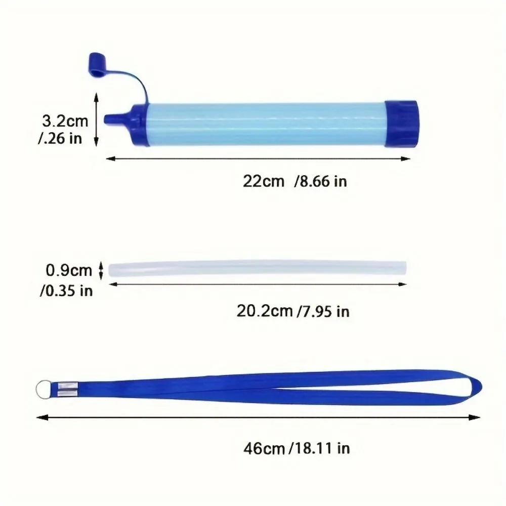 ClearFlow Water Filter Straw – Ultra-Compact Survival Purifier