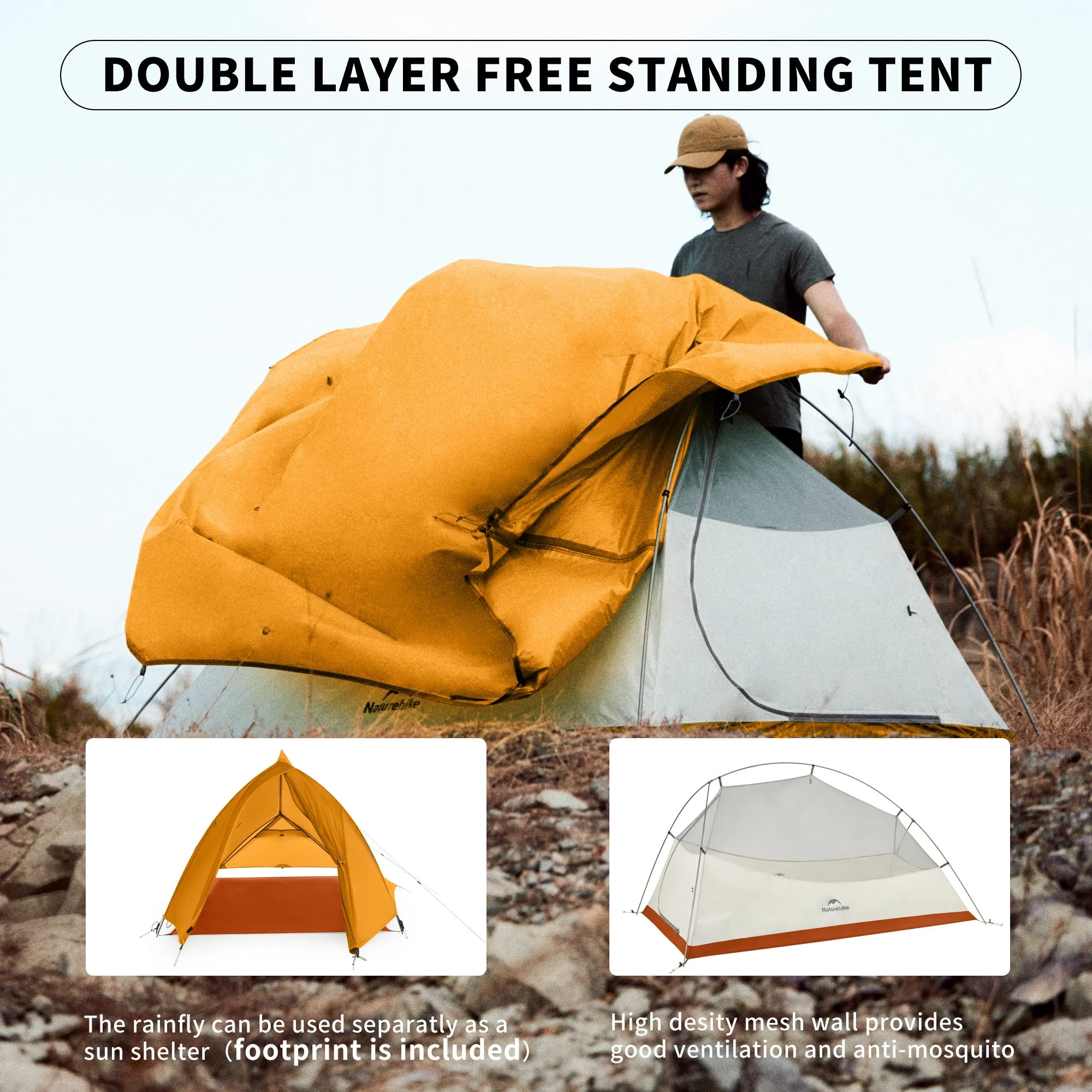 Cloud Up Base 1-2People Lightweight Backpacking Tent