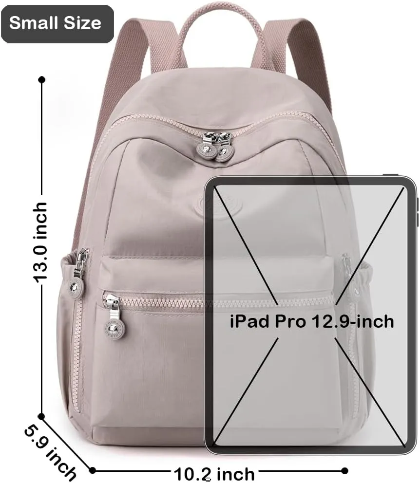 Collsants Backpack Purse for Women Mini Backpack Small Backpack Purse Casual Daypack for Women(champagne)