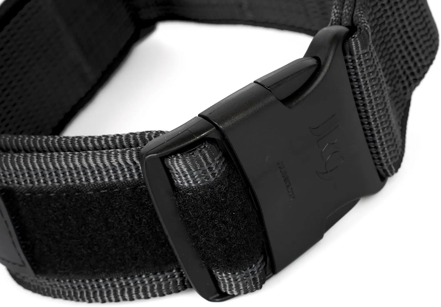Color & Gray Collar with Handle, Safety Lock and Interchangeable Patch, 1.57 in (15-20.9 in), Black-Gray