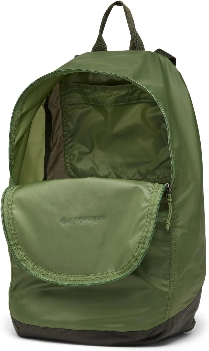 Columbia Unisex Lightweight Packable Backpack, Canteen/Greenscape, One Size