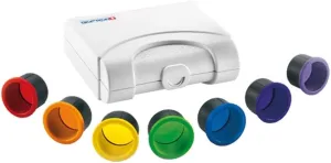 Compact 3 by Zepter Colour Therapy Set ONLY | 7 Therapeutic Filters for Holistic Wellness & Skin Care | Enhance Light Therapy Sessions with Chromotherapy