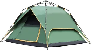 Compact Camping 2 Person Tent Double Layer Outdoor Lightweight Tent Waterproof Wind Proof for Hiking Fishing Mountaineering 183 122 82Cm