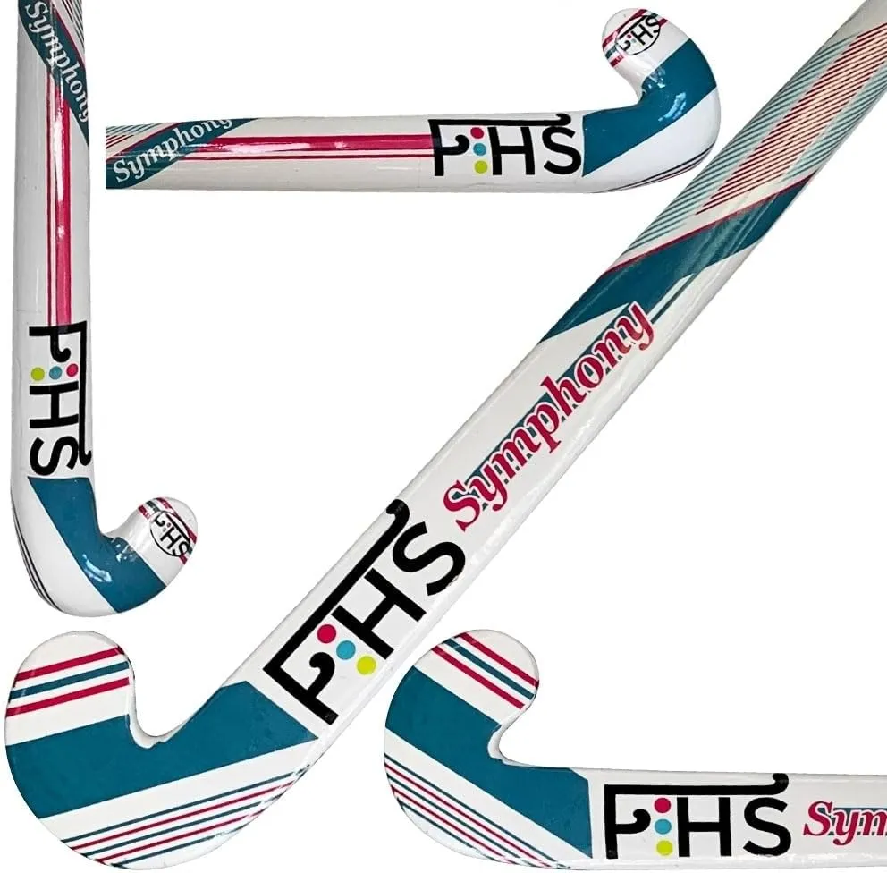 Complete Field Hockey Gift Set 30, 32, 34 Inch Field Hockey Sticks, Shin Guards, Colourful Ball, Mouth Guard and Bag