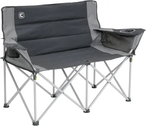 CORE Loveseat Outdoor Camp Chair | 2 Person Folding Double Lawn Chair with Storage Pockets for Accessories | Perfect for Concert Seat, Festivals, Sports, Beach, Travel & Picnic