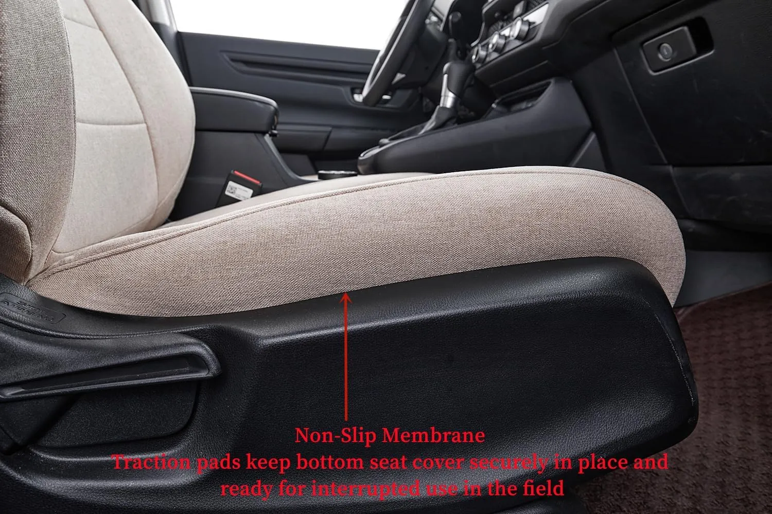 coverdream CRV Seat Covers Custom Fit for 2017 2018 2019 2020 2021 2022 Honda CRV LX, EX, SE, EX-L,Touring,Hybrid,Full Coverage Polyester Car Seat Protector(Full Set,Beige)