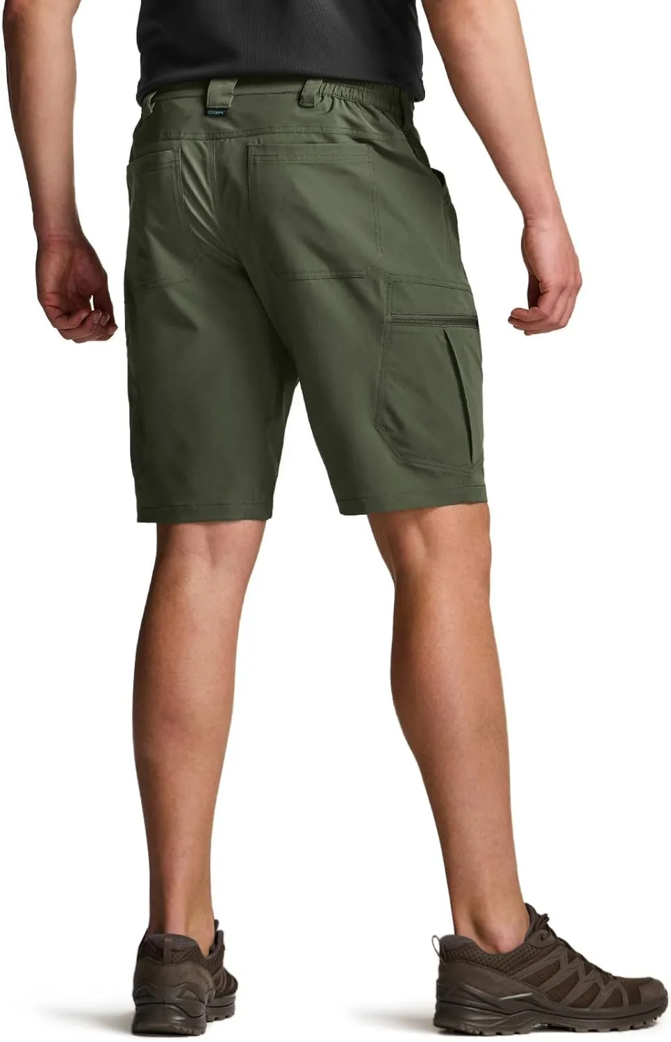 CQR Men's Quick Dry Stretch Hiking Cargo Shorts, Lightweight Water Resistant Tactical Casual, Golf & Outdoor with Pockets
