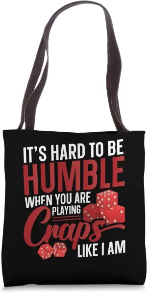 Craps Player Gambling Strategy Casino Money Craps Tote Bag