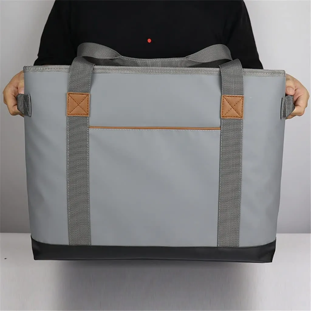 CSCDD Portable Shoulder Waterproof Picnic Beer Fruit Beverage Ice Bag Ice Pack Lunch Lunch Bag Insulation(D)