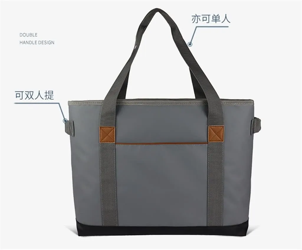 CSCDD Portable Shoulder Waterproof Picnic Beer Fruit Beverage Ice Bag Ice Pack Lunch Lunch Bag Insulation(D)