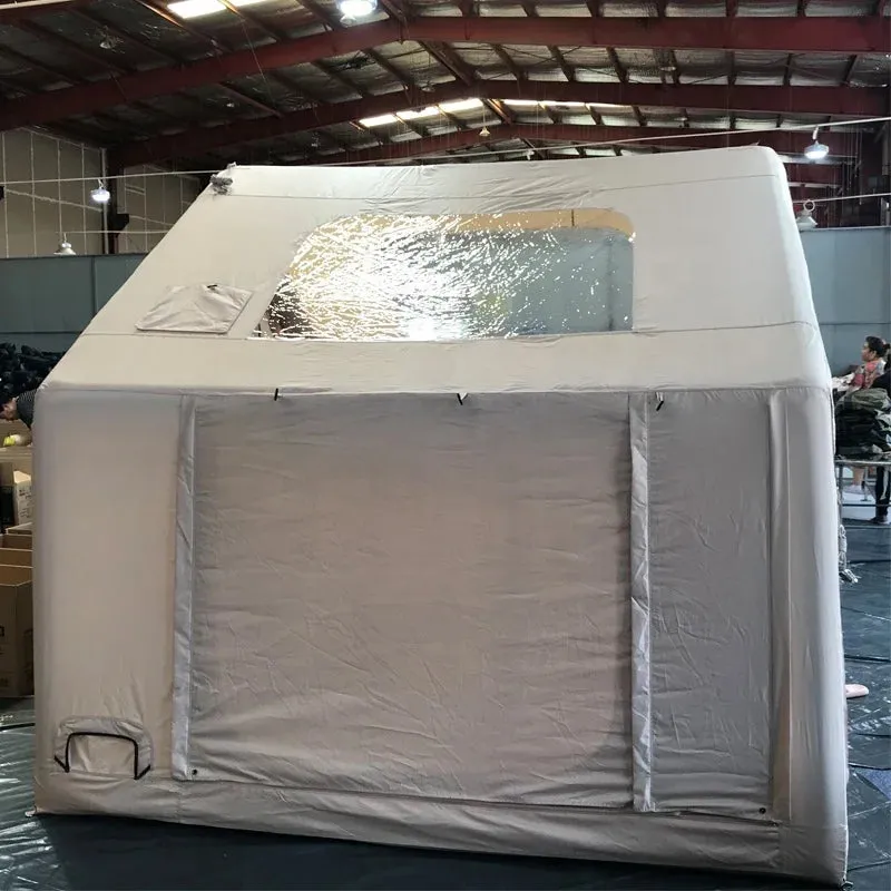 Custom Multi Persons Large Two Room Waterproof Inflatable Air House Tent Outdoor Big Inflatable Camping Tent