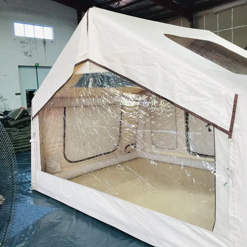 Custom Multi Persons Large Two Room Waterproof Inflatable Air House Tent Outdoor Big Inflatable Camping Tent