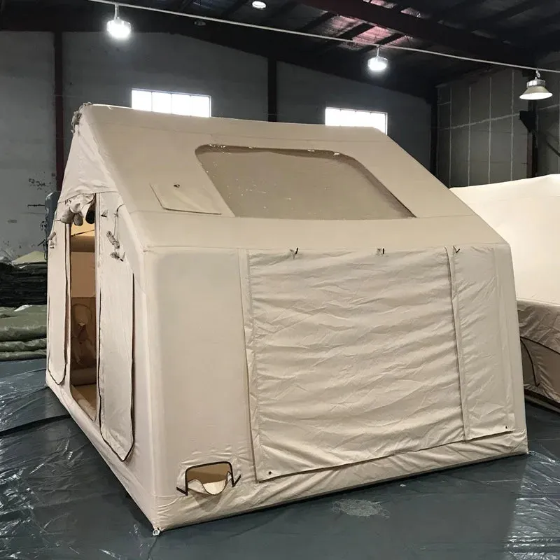 Custom Multi Persons Large Two Room Waterproof Inflatable Air House Tent Outdoor Big Inflatable Camping Tent
