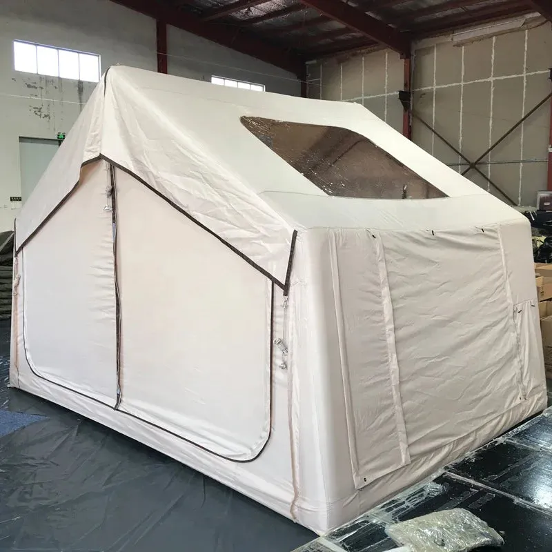 Custom Multi Persons Large Two Room Waterproof Inflatable Air House Tent Outdoor Big Inflatable Camping Tent