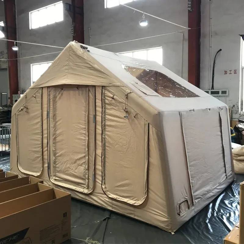 Custom Multi Persons Large Two Room Waterproof Inflatable Air House Tent Outdoor Big Inflatable Camping Tent