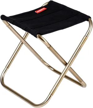 DAGIJIRD Portable Folding Aluminum Chair Beach Fishing Stool Camping Picnic Seat with Storage Bag