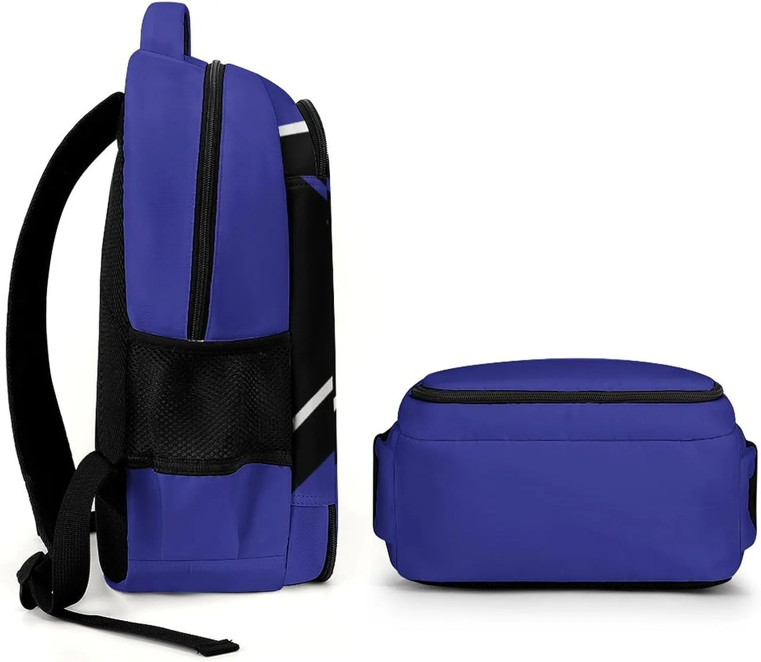 Dark Blue Cheerleader Waterproof School Backpack Personalized with Name for Men Women Sport Laptop Bag