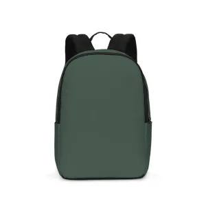 Dark Green Waterproof Backpack | Dark Pale Pastel Green | C30M0Y30K80