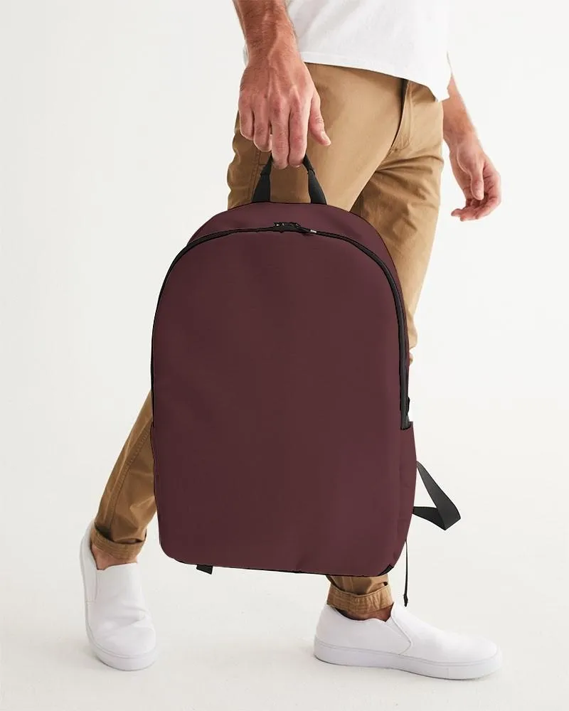 Dark Pink Brown Waterproof Backpack | Dark Pastel Pink Brown | C0M60Y30K80