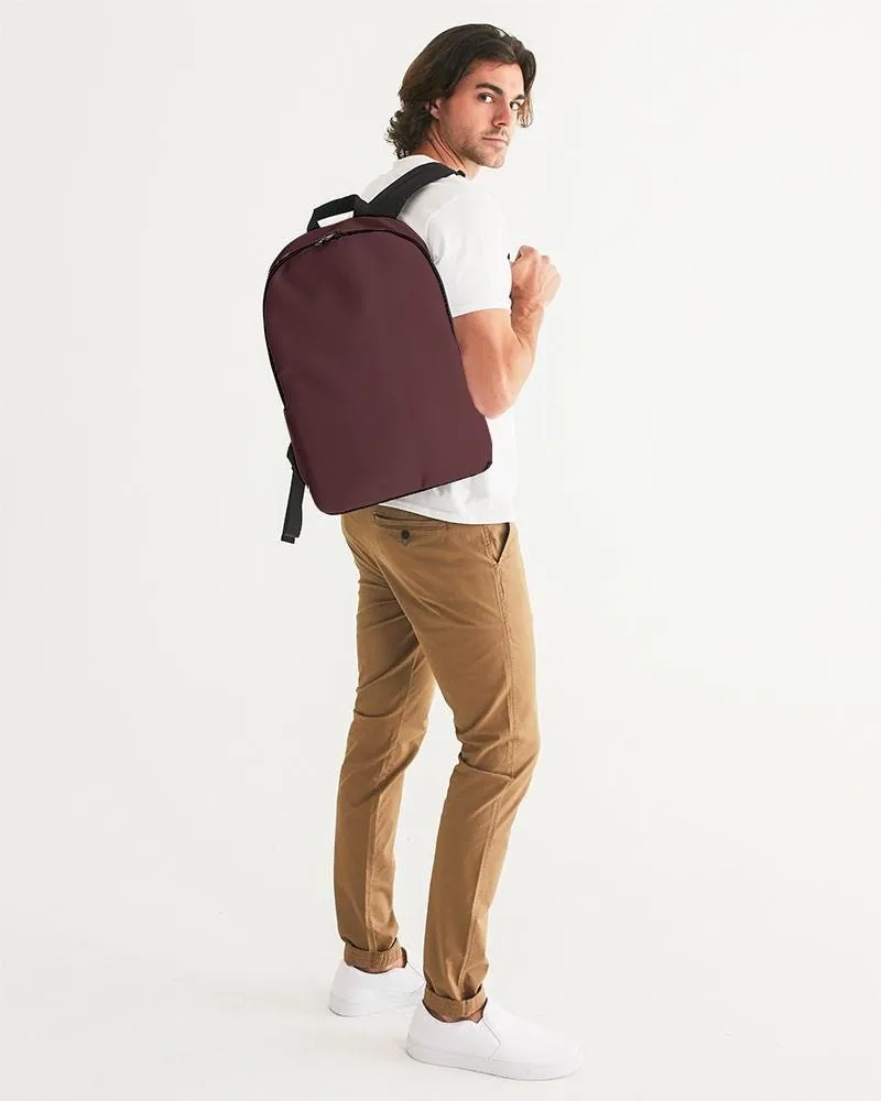 Dark Pink Brown Waterproof Backpack | Dark Pastel Pink Brown | C0M60Y30K80