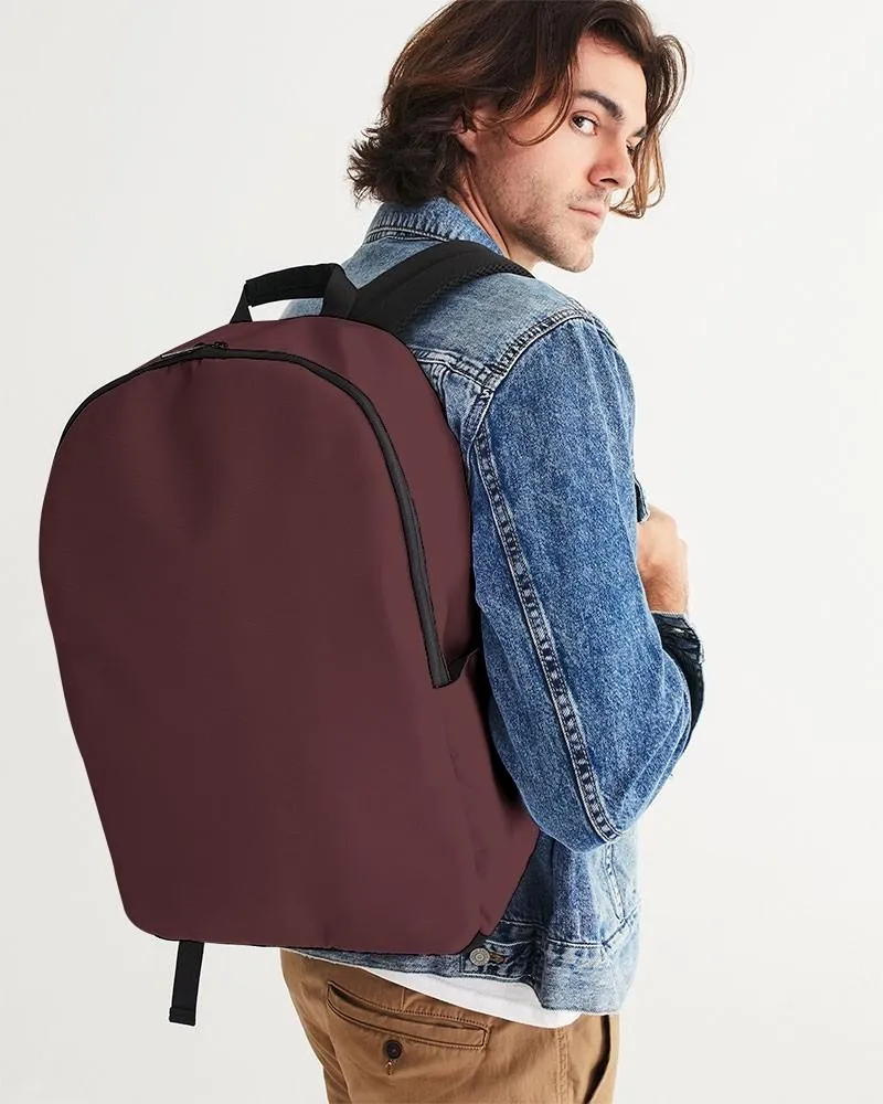 Dark Pink Brown Waterproof Backpack | Dark Pastel Pink Brown | C0M60Y30K80