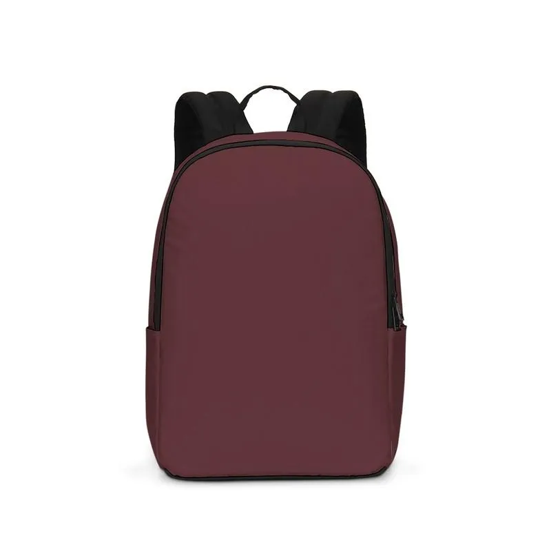 Dark Pink Brown Waterproof Backpack | Dark Pastel Pink Brown | C0M60Y30K80