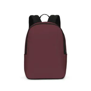 Dark Pink Brown Waterproof Backpack | Dark Pastel Pink Brown | C0M60Y30K80