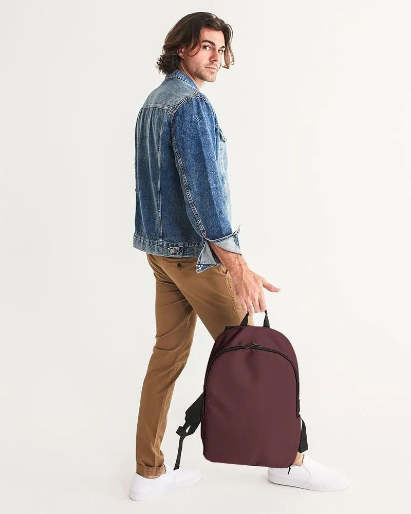 Dark Pink Brown Waterproof Backpack | Dark Pastel Pink Brown | C0M60Y30K80