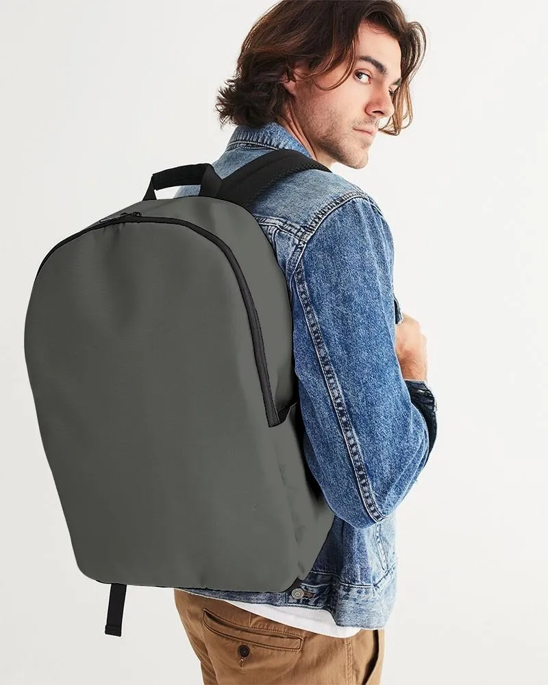 Dark Yellow Gray Waterproof Backpack | Dark Pale Yellow Gray | C0M0Y10K80