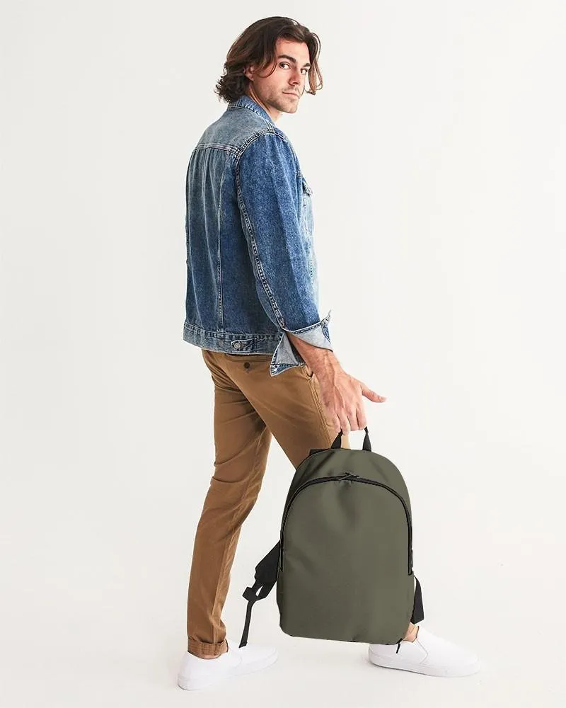 Dark Yellow Waterproof Backpack | Dark Pale Pastel Yellow | C0M0Y30K80