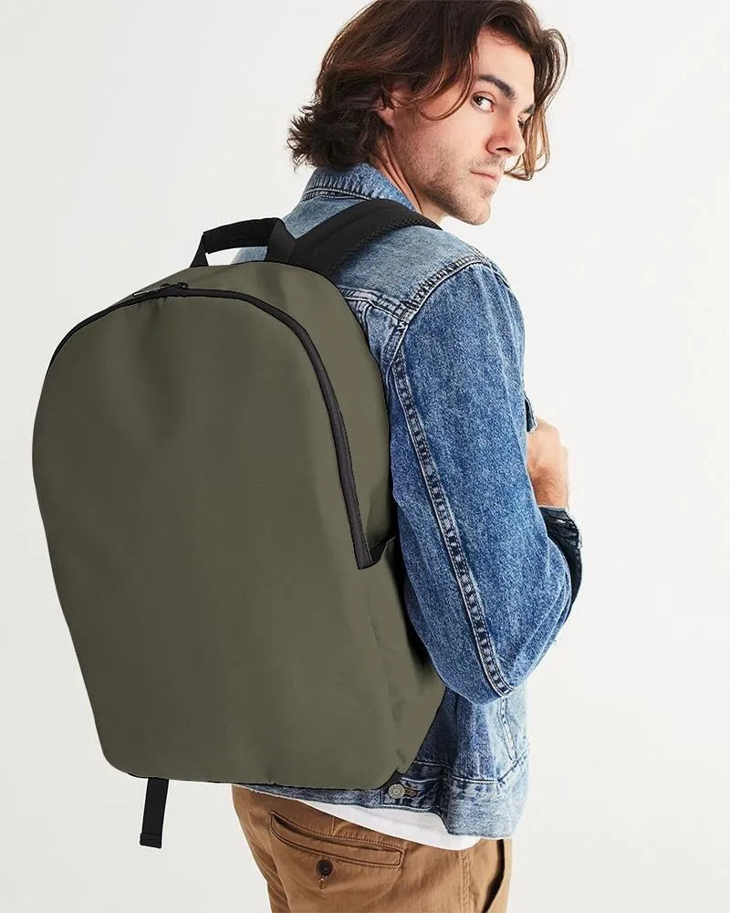Dark Yellow Waterproof Backpack | Dark Pale Pastel Yellow | C0M0Y30K80