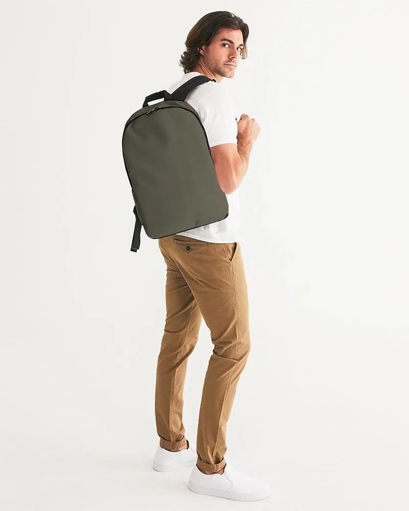 Dark Yellow Waterproof Backpack | Dark Pale Pastel Yellow | C0M0Y30K80