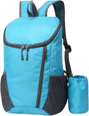 Daypack Climbing Touring Camping Backpack Ultralight Backpack With Bottle Holder Folding Travel Outdoor Sport Travel(D)