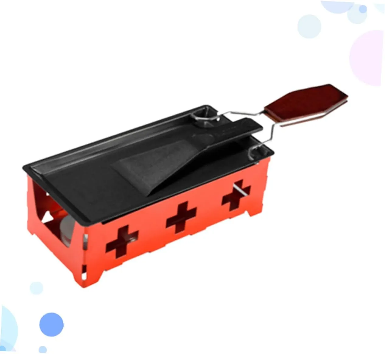 DECHOUS Butter Cheese Grill Non-stick Outdoor Camping Cookware Set Baking Tray Perfect for Kitchen Stove Picnic