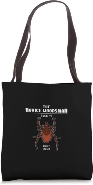 Deer Tick Camping Outdoors Wilderness Lyme Forest Tent Bugs Tote Bag