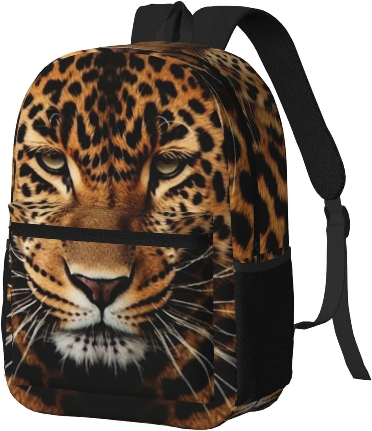 Depict a leopard Travel Backpack for Men & Women 17 inch Laptop Backpack Waterproof Work Back Pack