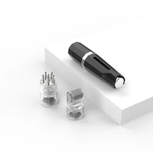 Derma Roller Titanium Microneedles 0.25mm | Premium Beauty Set with Skin Hair Beard Infusion Roller & Scalp Massage Balls